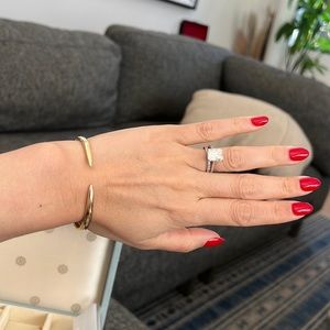 Yellow 14k gold horn bracelet